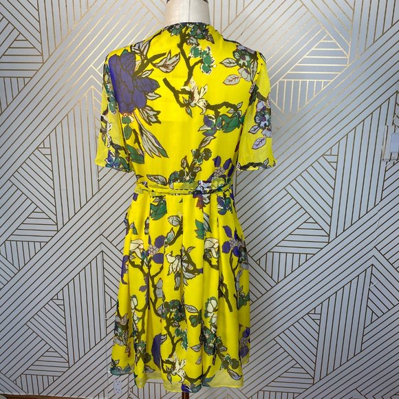 Diane von Furstenberg Katina Dress Chrome Yellow - Picture 6 of 8